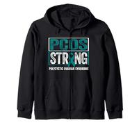 Síndrome de Ovario poliquístico de la Camisa de la Conciencia del PCOS Fuerte Sudadera con Capucha