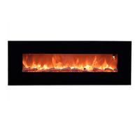 Sined Caminetto Aprica Chimenea Eléctrica Mural 1500W Negra