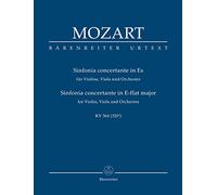 Sinfonia Concertante in E flat Major for Violin, Viola & Orchestra, KV 364 (320d) Study Score (Urtext of the New Mozart Edition)