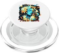 Sinfonía de saxofón Jazz Mine para Amantes de la música PopSockets PopGrip para MagSafe