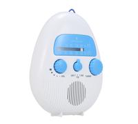 Sinfonía para el baño, tu compañera impermeable, radio para la ducha con volumen ajustable, frecuencias AM/FM al alcance de tu mano, plástico