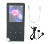 Sinfonía portátil: reproductor de MP3 con Bluetooth y sonido HiFi, botones táctiles para un control intuitivo, carcasa metálica que ofrece una