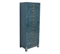 Sinfonier de madera azul 60x40x164h cm