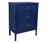 Sinfonier de madera azul 76x45.5x96h cm