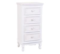 Sinfonier de madera blanco 40x30x82cm