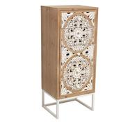 Sinfonier de madera blanco 45x35x105h cm