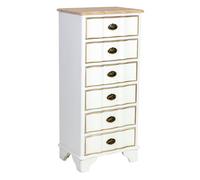 Sinfonier de madera de 6 cajones 50x35x110h cm