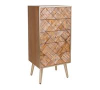 Sinfonier de madera marrón 44,5x34x93 cm