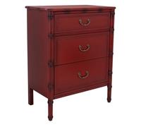 Sinfonier de madera rojo 76x45.5x96h cm