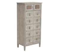 Sinfonier de madera verde 56x36x119h cm