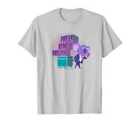 Sing 2 Buster Moon Dream Big Dreams Camiseta, Hombre, Plata, XL