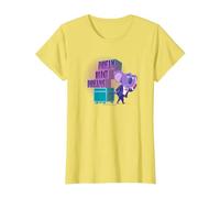 Sing 2 Buster Moon Dream Big Dreams Camiseta, Mujer, Limón, L