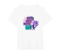 Sing 2 Buster Moon Dream Big Dreams Camiseta, Mujer Tallas Grandes, Blanco, 6XL Grande