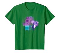 Sing 2 Buster Moon Dream Big Dreams Camiseta, Niños, Verde Kelly, 12 años