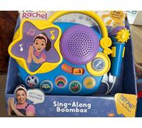 Sing Along Boom Box - Altavoz con micrófono para fanáticos de Rachel, máquina de karaoke para niños