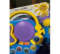Sing Along Boom Box Altavoz con micrófono para fans de Ms, máquina de karaoke para niños musical - Obra de arte de MlSS Rachel