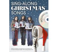 Sing-along christmas songs (book and cd) piano, voix, guitare+cd
