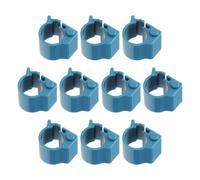 SING F LTD 10 anillos electrónicos para patas de paloma RFID 125 KHz ID4100 chip compatible con lectores EM4100 TK4100 y 125 KHz reemplazan OEM ID4100 solo lectura 64 bit ID 9 mm Click Fit ABS Ring