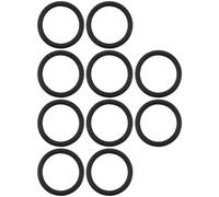 SING F LTD 10 juntas de sellado de goma para enfriador de aceite automotriz 17222245358 compatible con BMW Serie 1/3/5/6/7 X3/X5/X6 Z3/Z4 para piezas de repuesto automotrices