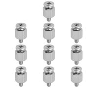 SING F LTD 10 tornillos de cabeza de montaje Ssd Hardware 0,5 x 0,5 cm compatibles con Asus Silver
