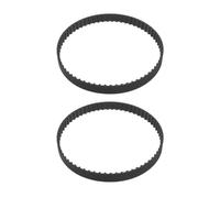 SING F LTD 2 correas dentadas 130XL 037 de 65 dientes, 10 mm de ancho, correa dentada de goma, correa de transmisión dentada industrial, 330 mm, correas de repuesto mecánicas, color negro