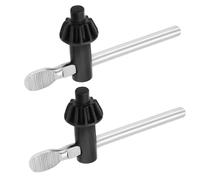 SING F LTD 2 llaves piloto de acero al carbono de 8 mm, 11 dientes, 21,4 mm de diámetro de engranaje, compatible con Jacobs 3, 34 y 35 Series 14N para portabrocas de 3 a 16 mm
