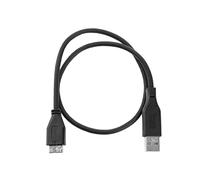 SING F LTD Cable USB 3.0 tipo A a Micro-B, cable universal de disco duro de 5 Gbps, compatible con Galaxy S5, Note 3, Note Pro 12.2, cable de carga para computadora personal, smartphone, 30 cm