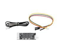 SING F LTD Controlador de ventilador PWM de 4 pines con LCD 12 V CC 3 A -9 °C-99 °C para computadoras