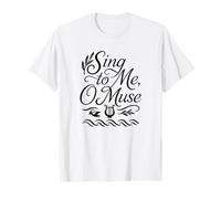 Sing to Me O Muse Lira de poesía épica Griega Camiseta