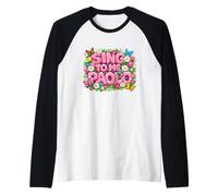 Sing To Me Paolo Pastel Linda Mariposa Nostalgia Camiseta Manga Raglan