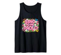 Sing To Me Paolo Pastel Linda Mariposa Nostalgia Camiseta sin Mangas