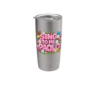 Sing To Me Paolo Pastel Linda Mariposa Nostalgia Vaso térmico de acero inoxidable de doble pared