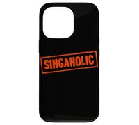 «Singaholic» no Puede Dejar de Cantar Música Coral Divertida Carcasa para iPhone 13 Pro
