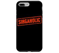 «Singaholic» no Puede Dejar de Cantar Música Coral Divertida Carcasa para iPhone 7 Plus/8 Plus
