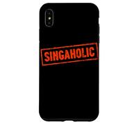 «Singaholic» no Puede Dejar de Cantar Música Coral Divertida Carcasa para iPhone XS MAX