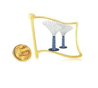 Singapore Gardens By the Bay - Pin de solapa de metal dorado