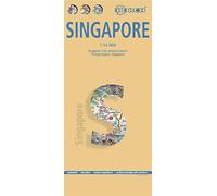 Singapore. Map 1:14 000: Singapore City, Sentosa Island, Changi Airport, Singapore (Borch Map)