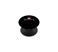 Singapur Horizonte Latido Corazón Asiático Amor Singapur PopSockets PopGrip Adhesivo