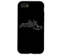 Singapur Skyline Silueta de Asia Me Encanta I Love Singapore Carcasa para iPhone SE (2020) / 7/8