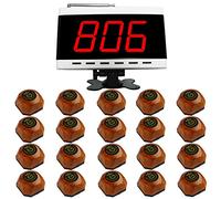 SINGCALL Se Utiliza en la Escuela,Banco,Restaurante,Hotel, El Producto Incluye un Equipo Principal(APE9500), 20 localizadores(APE560)