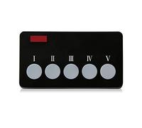 SINGCALL System de Llamada al Camarero,System de Timbre de Cocina, Botón de Llamada de Cinco Teclas (no se Puede Usar Solo),Aplicable a Cocinas, Restaurantes, Bares, etc.