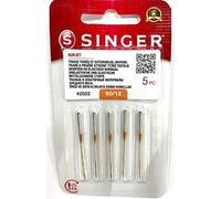 Singer 5 agujas originales para máquina de coser Overlock (Ultralock 14SH) 2022, grosor 80/11
