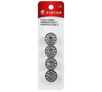Singer Bobinas de Metal 2136 Clase 15, 4 Unidades, metálico, Pack de 1