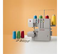 Singer Heavy Duty 14HD854 remalladora mecánica con kit de 6 prensatelas extra + 10.000 metros de hilos de regalo