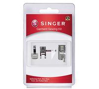 Singer Kit de prensatelas para Ropa, Ideal para Costura, alteraciones y Reparaciones de Prendas, Incluye Recogida, Dobladillo Enrollado y pies fáciles de Coser