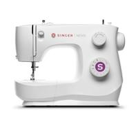 Singer M2505 Máquina de Coser Portátil, 11 Puntadas Integradas, Ojal Automático en 4 Pasos, Brazo Libre, Doble Elevación del Prensatelas, Ideal para Principiantes y Manualidades