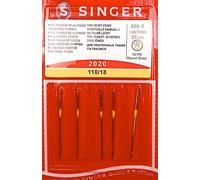 Singer Aguja Universal 2020 110/18, Metal, Plata, 7 x 0,03 x 4 cm, 5