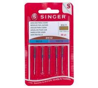 Singer N2032S1416M503 Agujas de cuero Plata