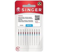 SINGER Paquete de 10 agujas universales para máquina de coser, tamaño 90/14