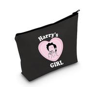 Singer Song Lover Fans Merch Harry 's Girl Bolsa de cosméticos inspirada en letras de Harry, Bolso Harry's Girl Negro Reino Unido, big, Bolso Harry's Girl Reino Unido